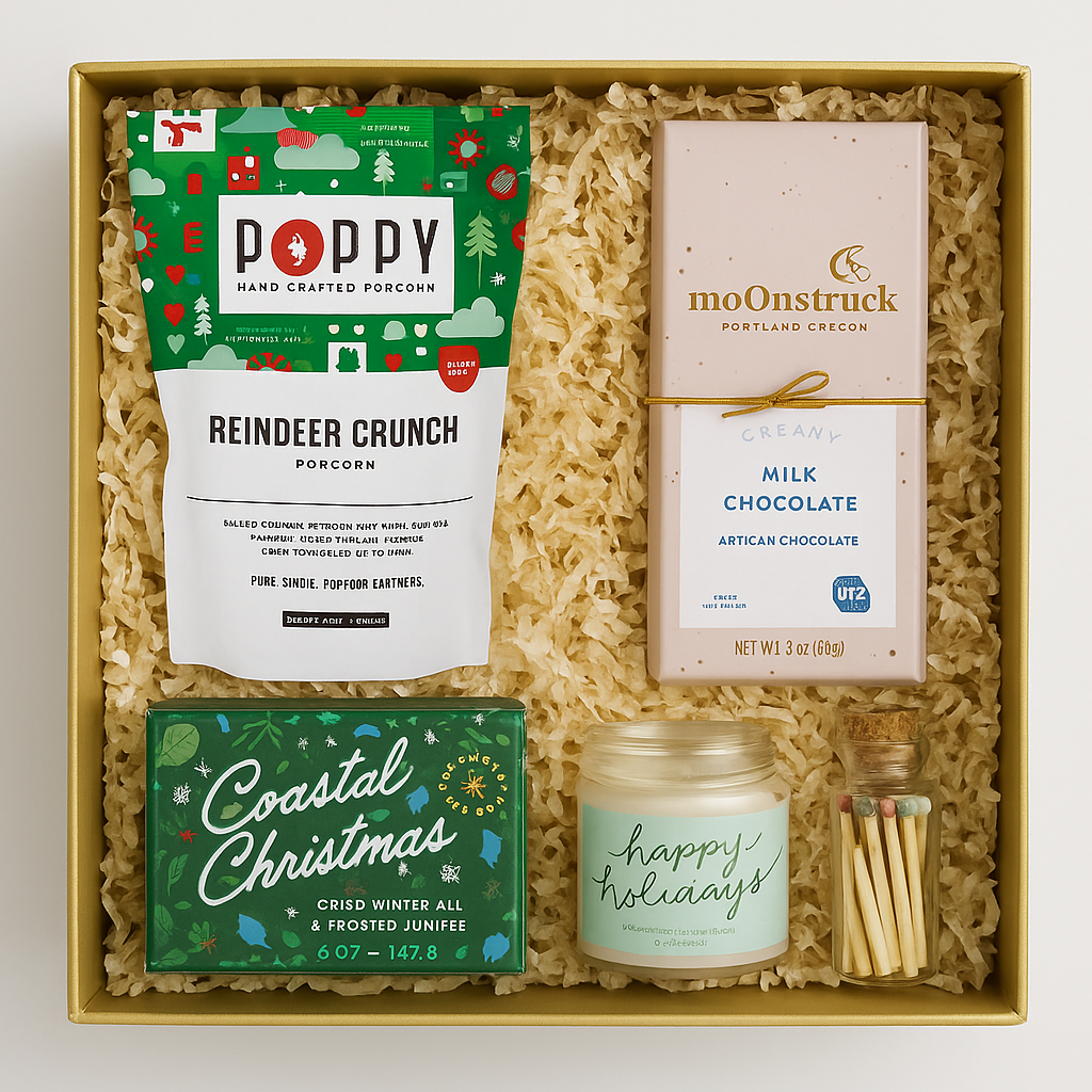 Coastal Christmas Gift Box