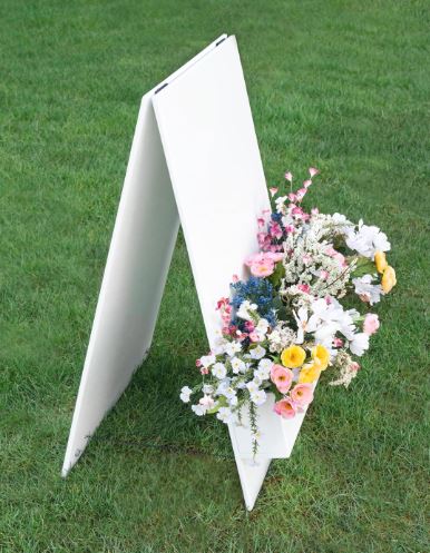 Floral Welcome Wedding Sign